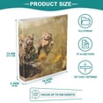 thumbnail image 5 of Cats Leaves and Sky 3 Ring Binders 1.5 inch Hardcover File Folders with Interior Pockets A4 Size Organizer for School Office Hospital Set of 2, 5 of 8