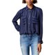 thumbnail image 1 of William Rast Womens Carina Button Up Shirt, Azul, X-Small William Rast Camisa con botones, 1 of 1