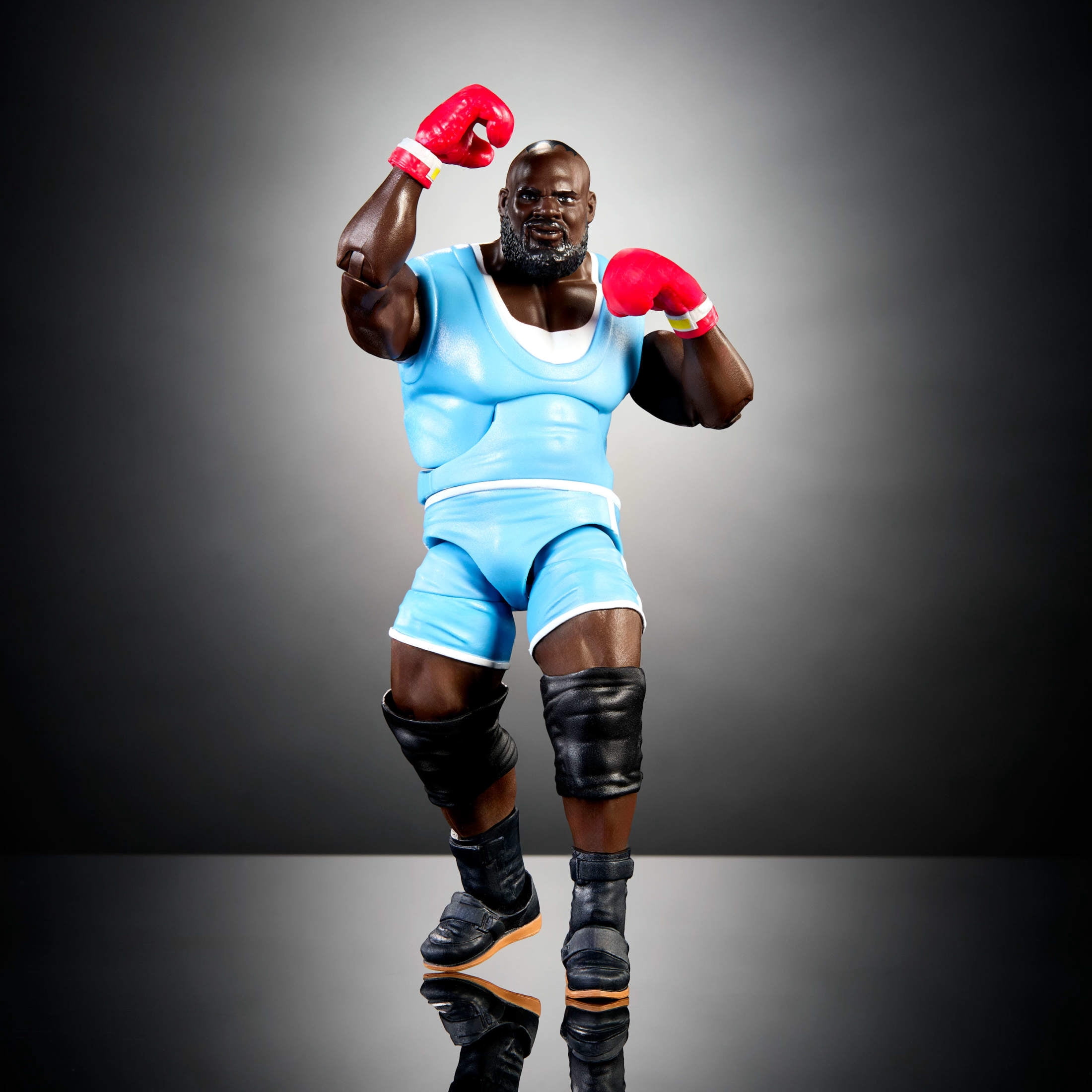 WWE x Street Fighter Mark Henry Action Figure & Accessories, 6-inch Collectible Balrog Mashup Set