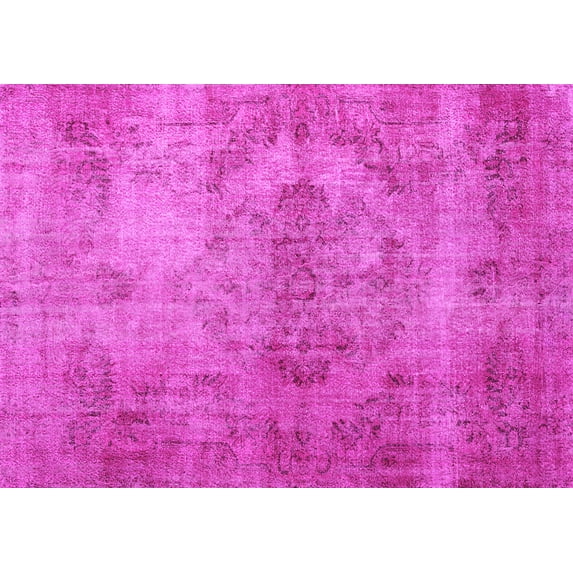 Ahgly Company Indoor Rectangle Persian Pink Bohemian Area Rugs, 7' x 9'