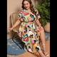 thumbnail image 5 of Vestido de Verano Holgado Informal de Corta con Corte A y Corte en A para Mujer, Talla Grande Color XL, 5 of 7