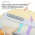 thumbnail image 4 of Yunuuuoa Electronic Keyboard Piano Toy with Color Screen Touch Sensitive Keys Early Learning Music Instrument Educational Portable 's Musical Gift, 4 of 7