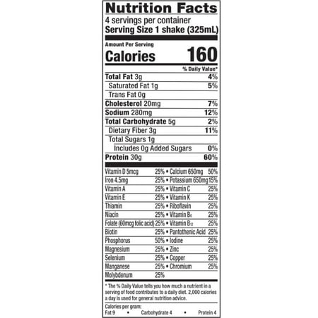 Equate Max Protein Nutrition Shake, Chocolate Flavored, Liquid, 11 fl oz, 4 Count