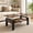 Brown, variant on Morufur Rectangle Glass Coffee Table for Living Room, Brown Glass Coffee Table with Storage Shelf and Black Metal Legs for Apartment (Brown, Black)