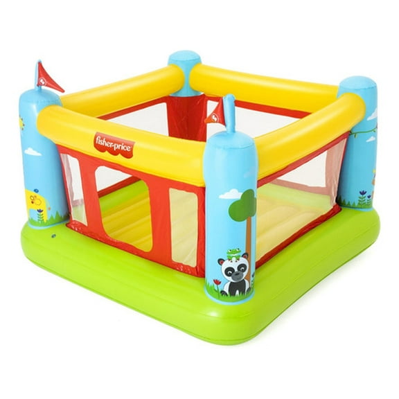 Brincolín Infantil Fisher-Price Bestway Castillo Multicolor Bestway Infantil Inflable Fisher Price Con Malla