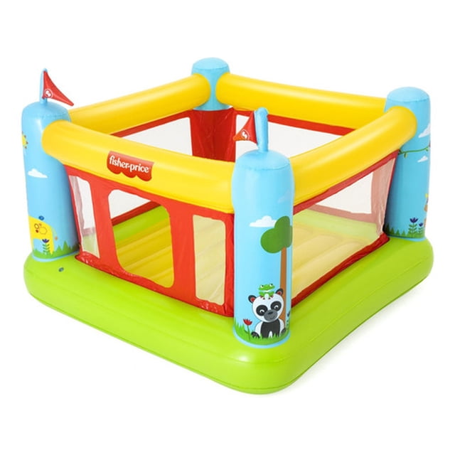 Brincolín Infantil Fisher-Price Bestway Castillo Multicolor Bestway Infantil Inflable Fisher Price Con Malla