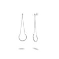 thumbnail image 1 of Fronay 325134 Omega Drop Earrings in Sterling Silver, 1 of 1