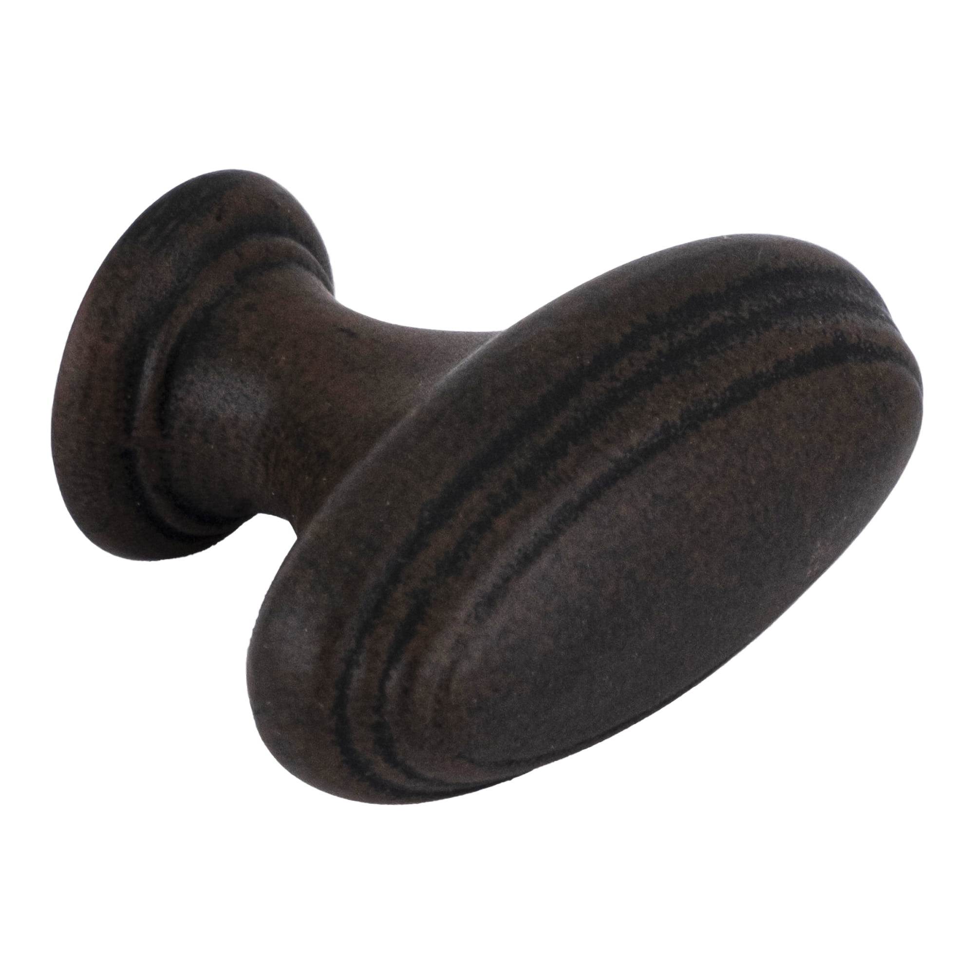 Antique Rust Round Traditional Cabinet Knob with Mounting Hardware
