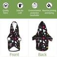 thumbnail image 6 of Fotbe Colorful Geometry Print Small Dog Sweater Hoodies Pet Grey Hooded Soft Fleece Sweatshirts with Pocket Fall Winter Puppy Cat Sweaters Warm Clothes-Large, 6 of 7