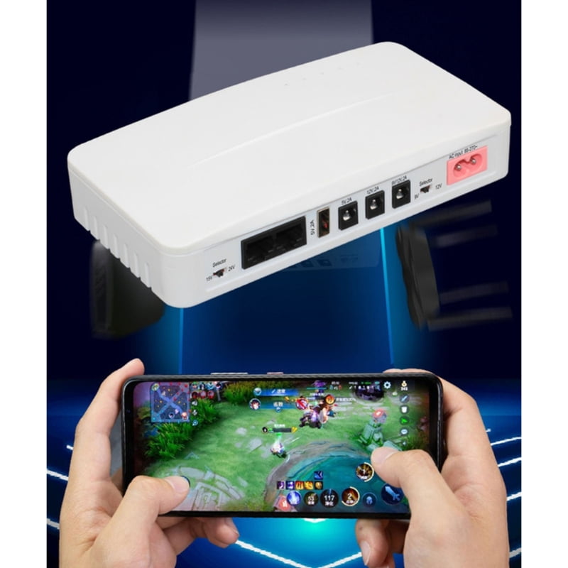 UPS Uninterrupted Power with Built-in 5500mAhx2 Li-battery 5V9V12V24V Output