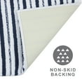 thumbnail image 4 of Better Homes & Gardens Signature Soft Tufted Stripe Bath Rug, Blue Admiral & White, 20" x 34", 4 of 10