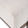 thumbnail image 4 of Christopher Knight Home 54.75" Modern Fabric Upholstered Bench with Rubberwood Legs, Beige, 4 of 10