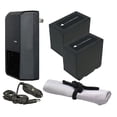 thumbnail image 1 of Panasonic HC-X1000 Piles 'intelligentes' (2 Unités) + Chargeur de Voyage AC/DC + Chiffon en Microfibre, 1 of 1