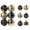 Dark Blue, variant on VBVC 6Pcs Christmas Balls Colored Christmas Ornament Ball Set