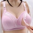 thumbnail image 3 of Lace Bras Women Lightly Lined Bra Feature V-Neck Molded Bra Style W-1323 Purple 38, 3 of 3