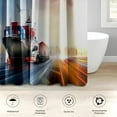 thumbnail image 3 of 4 Pcs Bathroom Sets with Shower Curtain and Rugs, Tractor Farm, Bathroom Decor Harvest Shower Curtain Sets for Bathroom Decor, 3 of 4