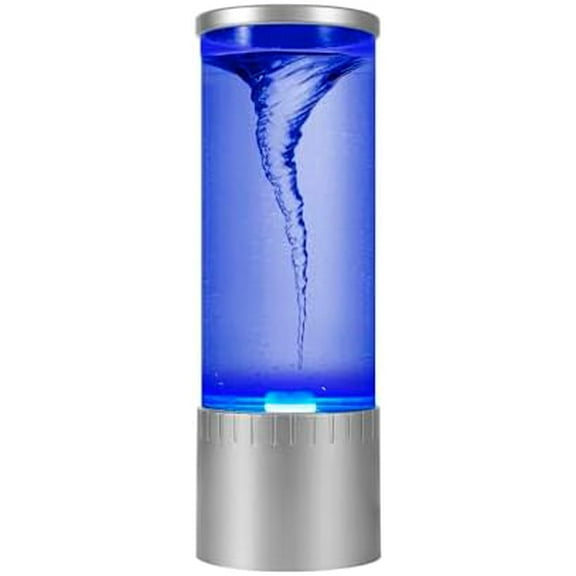 Tornado Lamp, 7 Color Changing LED Night Light with Hypnotic Vortex Effect, USB-Powered Calming Light for Bedroom, Office, Party Decor, Meditation & Stress Relief