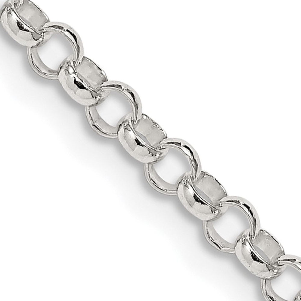 Sterling Silver Polished Rolo Chain