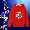 thumbnail image 3 of Sudadera con capucha de Sonic Harajuku Anime para niños, sudadera con estampado de dibujos animados de Disney, sudadera de manga larga para otoño/invierno, top informal para niños y niñas, 3 of 4