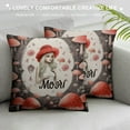 thumbnail image 3 of RUIYC Flannel Mushroom Pillow Covers - Mushroom Gifts, Decorative Mushroom Pillow Case, Mushroom Gifts for Women, Mushroom Decor, Gifts for Mushroom Lovers, Cottage Gifts, 3 of 5