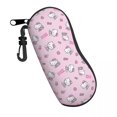 thumbnail image 1 of Hello Kitty Face Glasses Case Anti-Fall Kawaii Cartoon Sunglasses Storage Box Anti-Pressure Eye Contacts Case Loveliness, 1 of 7
