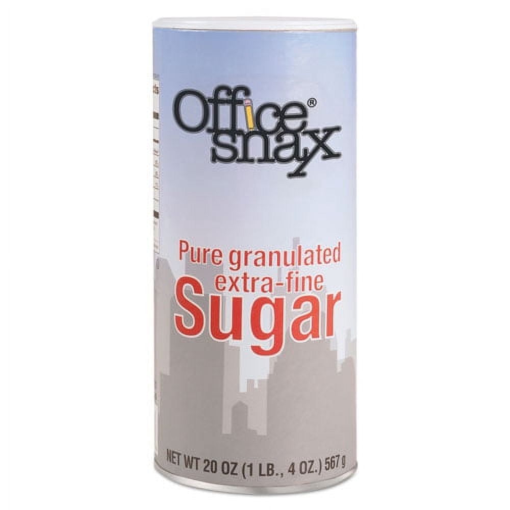 Reclosable Canister Of Sugar, 20 Oz, 3/pack | Bundle of 10 Packs