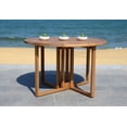 thumbnail image 2 of Safavieh Wales Indoor/Outdoor Folding Round Dining Table, Natural, 2 of 8