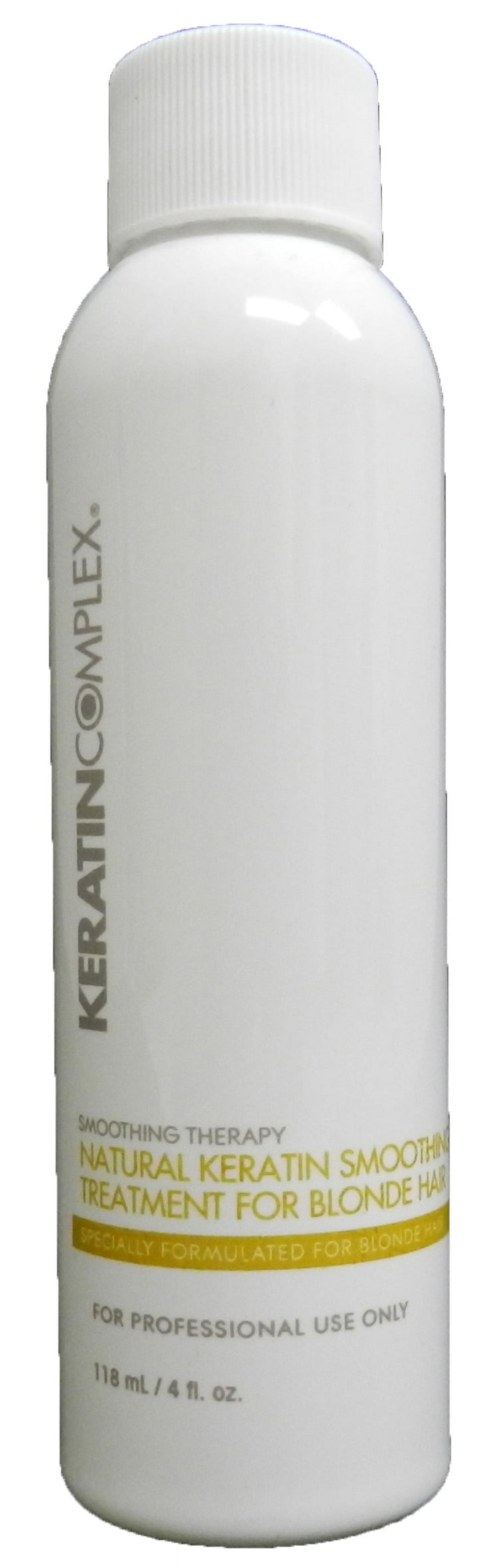 Keratin Complex Natural Keratin Smoothing Treatment For Blonde Hair by Keratin Complex for Unisex 4 oz Treatment Walmart