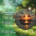 thumbnail image 5 of Elegant Metal Hanging Wind Spinners & Chimes - Wave - Like Patterns for Serene Yard & Garden Decor Perfect for Sunset Views, 5 of 6