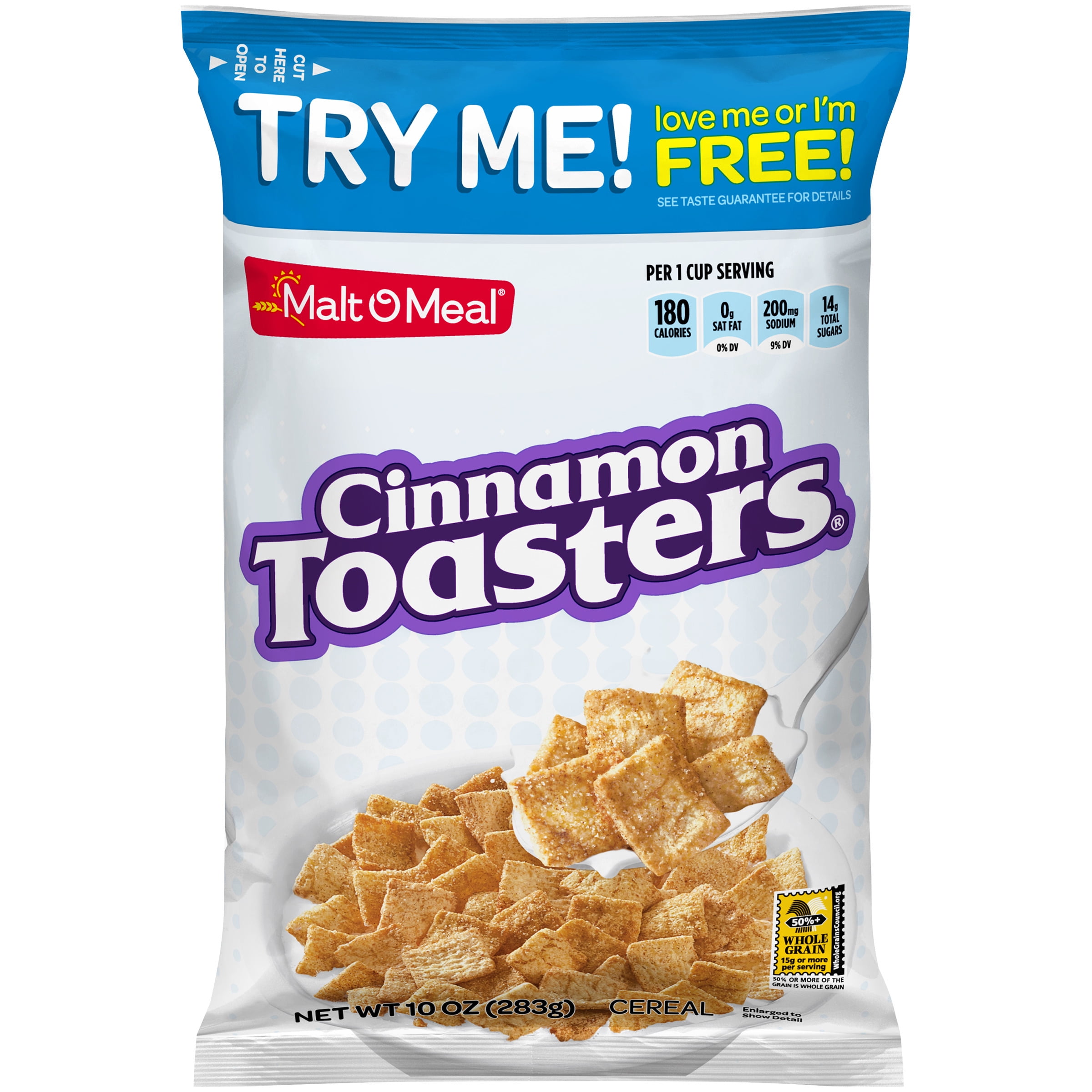 MaltOMeal® Cinnamon Toasters® Sweetened Whole Wheat & Rice Cereal 10