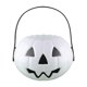 thumbnail image 2 of Cubo de dulces de Halloween, cubo de dulces, Jack-O-Lantern, extraíble y reutilizable Blanco, 2 of 9
