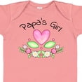 thumbnail image 4 of Inktastic Papa's Girl Heart Flowers Girls Baby Bodysuit, 4 of 5