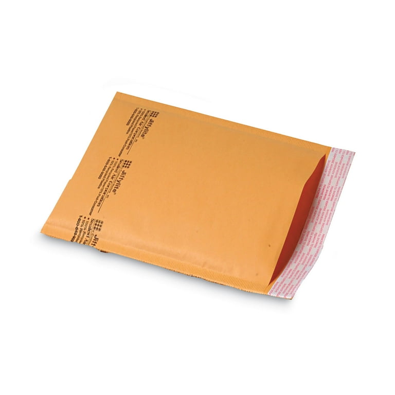 Jiffy Padded Mailer, #4, Paper Padding, Self-Adhesive Closure, 9.5 x 14.5, Natural Kraft, 100/Carton Jiffy Padded Mailer, #4, Paper Padding, Self-Adhesive Closure, 9.5 x 14.5, Natural Kraft, 100/Carton