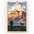 thumbnail image 3 of Guadalupe Mountains National Park, Texas, Lithograph National Park Series (24x36 Giclee Gallery Art Print, Vivid Textured Wall Decor), 3 of 3