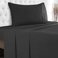 thumbnail image 5 of MyOwn Twin XL Sheet Sets - Cotton Rich Twin XL Bedding Sets, 3 Piece Deep Pocket Twin XL Sheet - Ultra Soft, Wrinkle Resistant, Quick Dry, Easy Care Twin XL Sheets - Charcoal Grey, 5 of 6