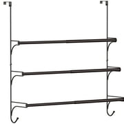 The 3-Layer Auledio Houseware Retractable Towel Rack is suitable for Bathroom and Kitchen-Bronze