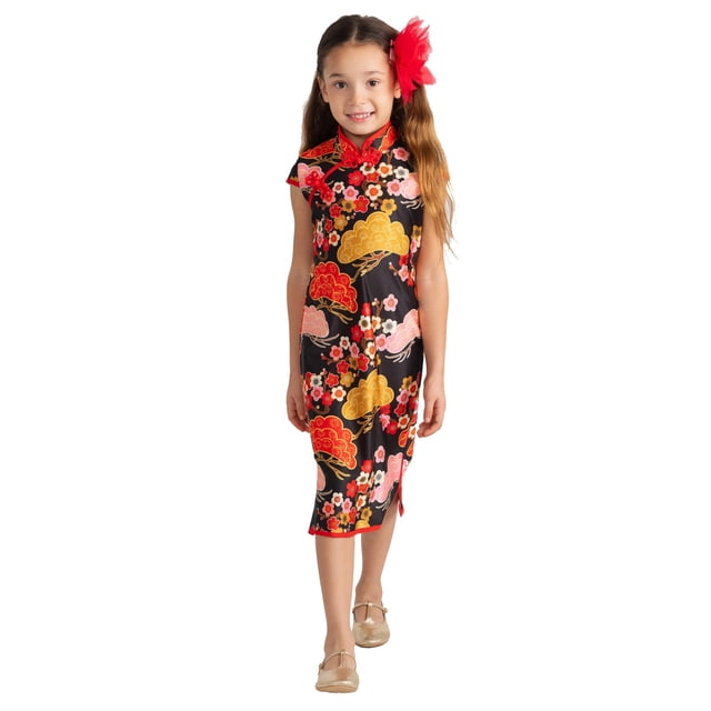 Disfraz Dress Up America Chinese para niñas Qipao