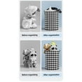 thumbnail image 6 of Hovilon Qianniao Storage Bin Laundry Hamper Clothes Basket,Foldable Storage Basket,Bathroom Dirty Clothes Basket,Toy Clothing Storage Basket,Storage Bucket Laundry Basket, 6 of 9