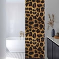 thumbnail image 2 of Fashion Wild Animal Window Privacy Film Vintage Brown Leopard Print Decorative Glass Window Film UV Blocking Static Cling Non-Adhesive Sticker Covering for Home Door 17.7 x 78.7 inches, 2 of 8