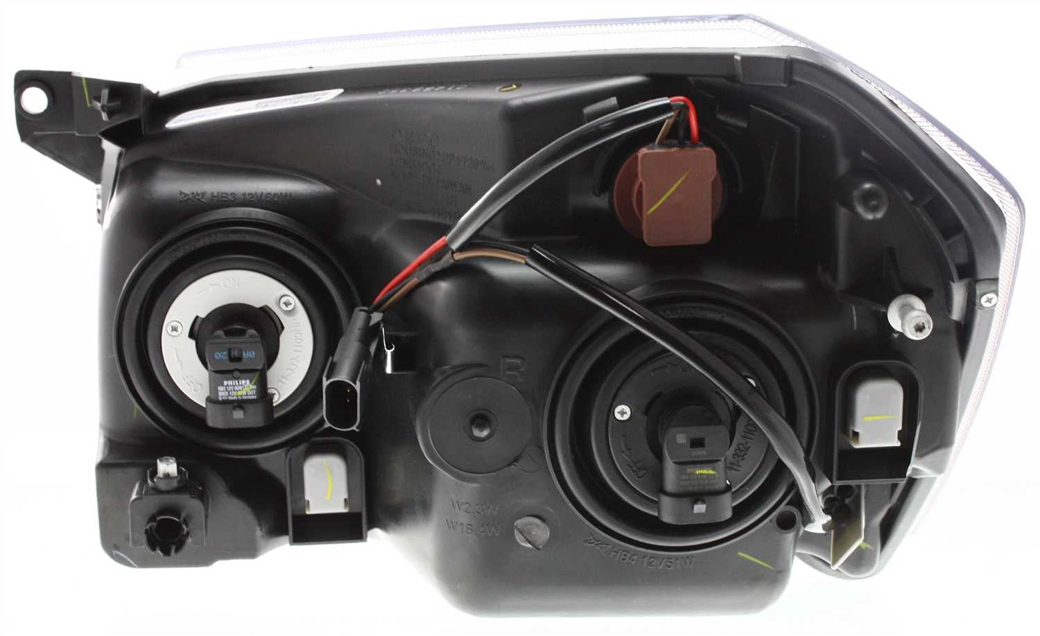 Headlight Compatible With 2005-2007 Dodge Magnum Right Passenger Halogen With bulb(s)