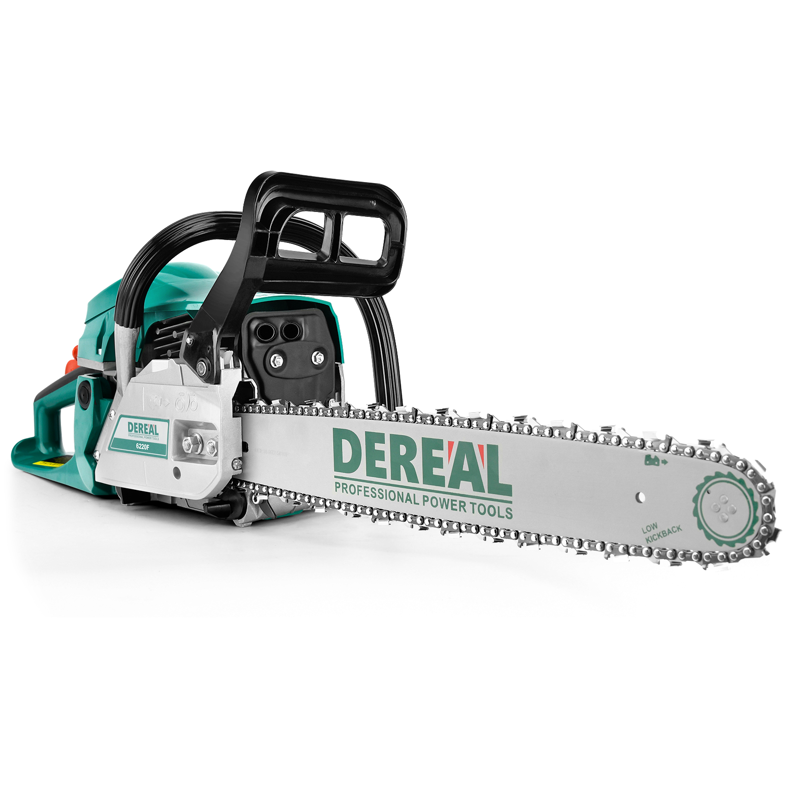 DEREAL 62CC Gas Chainsaw 18inch 6220F 2 Cycle Gasoline Powered Chain