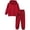 Brick Red, variant on Akiihool Suit for Baby Boy Toddler Baby Boy Fall Winter Outfits Letter Crewneck Sweatshirt Casual Pants 2Pcs Clothes Set (Grey,8-9 Years)