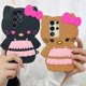 thumbnail image 2 of Sanrio Hello Kitty Funda Para Teléfono OPPO A57 A17 A16 A54 A93 A74 A94 A92 A52 A12 A12E A5s A3s F11 F9 Silicona Suave Anti-Caída Cubierta Trasera, 2 of 3
