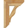 thumbnail image 3 of Ekena Millwork 6"W x 22"D x 30"H Funston Slat Rough Sawn Bracket, Western Red Cedar, 3 of 4