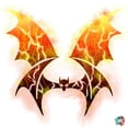 thumbnail image 2 of Bat Doodle Elemental Series: Fire Long Sleeve Shirt, 2 of 11