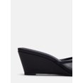thumbnail image 4 of Time and Tru Women's Slip On Wedge Sandals, 4 of 5