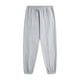 thumbnail image 3 of Pantalones largos para hombre, color liso, informales, con cordón en el tobillo, pantalones largos para hombre, 3 of 5