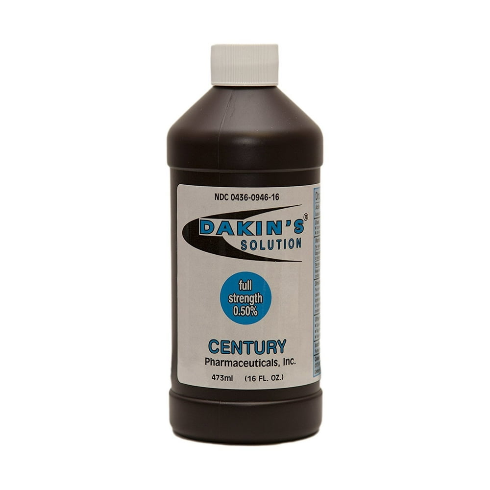 Dakin's Solution Full Strength Sodium Hypochlorite 0.5 Wound Therapy