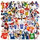 thumbnail image 2 of Calcomanías de vinilo impermeables para jugadores de fútbol, 50 unidades, 2 of 2