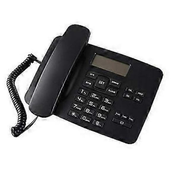 Corded Phone for Desk Home Telephone Landline Large Buttons LCD Display